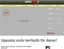 Tablet Screenshot of bergmanskonfektion.se
